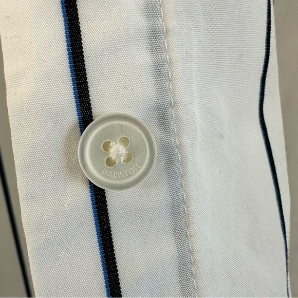 Babaton Essential Poplin Pinstripe Shirt Medium White - Picture 10 of 10